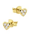 Mini Heart Silver Stud Earring STS-7117